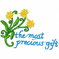 Words Embroidery Design 10 Words Embroidery Design 10